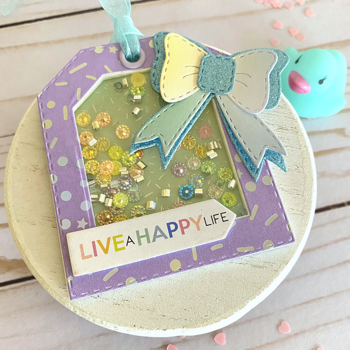 MINI Tutorial: Birthday Shaker Gift Tag