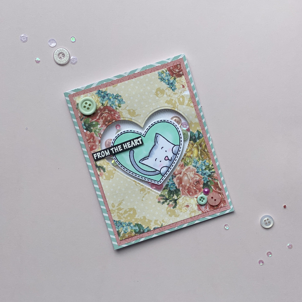 MINI Tutorials: From the Heart- DIY Card