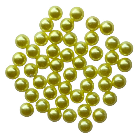 Yellow Half Pearls - HPZ49