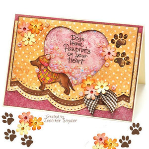 Sweet Puppy Shaker Card