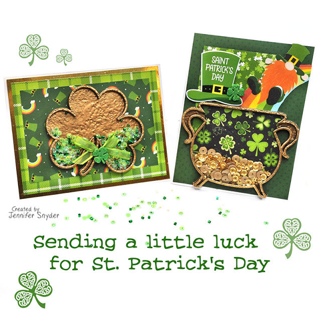 Part 1: St. Patrick's Day Shaker Cards