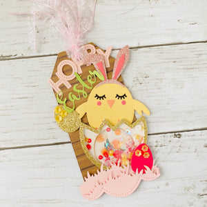 MINI Tutorial: Hoppy Easter Shaker Gift Tag
