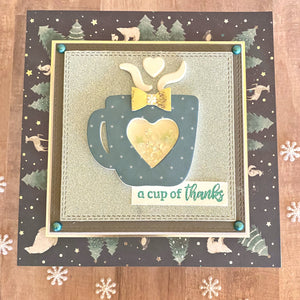 MINI Tutorial: A Cup of Thanks- Thank You Card