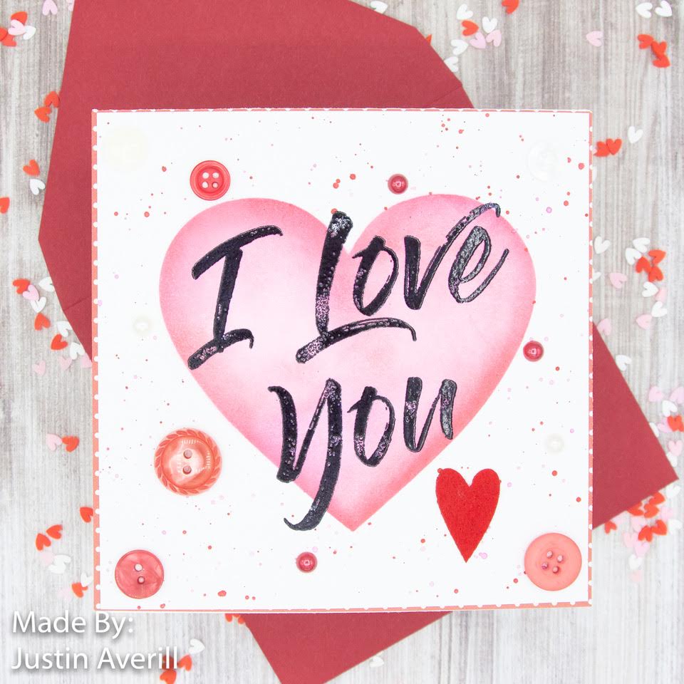 MINI Tutorial: I Love You- DIY Card