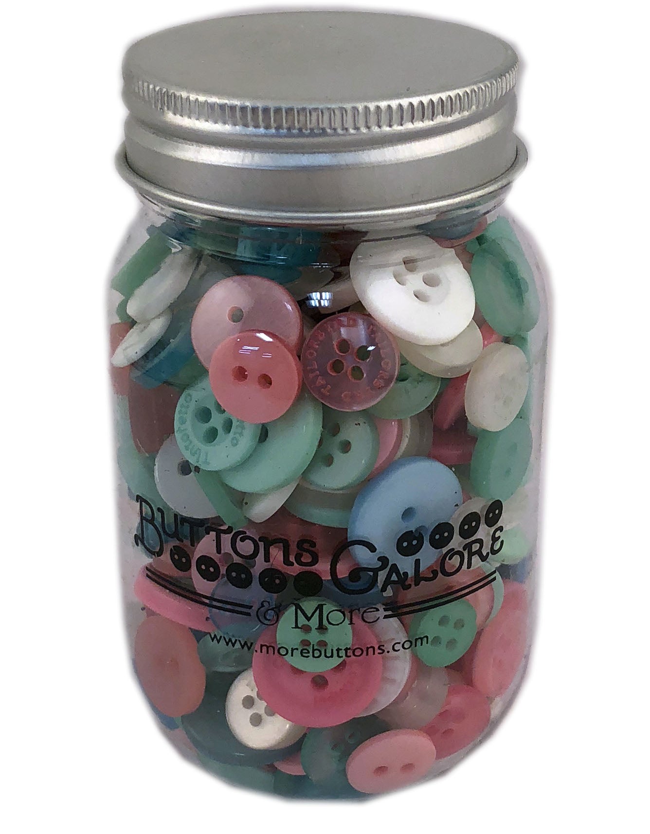 NEW Button Mason Jars