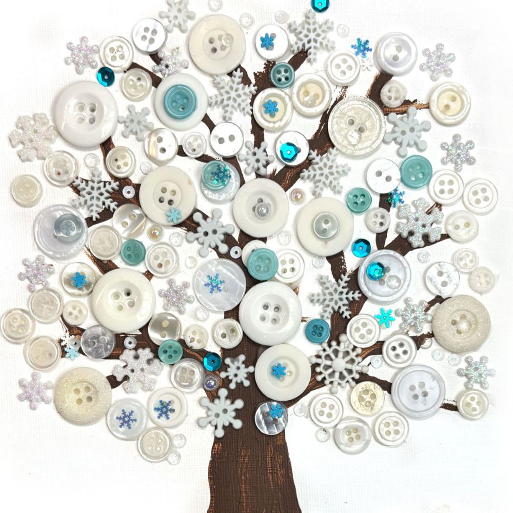 Winter Tree DIY Canvas Craft Kit