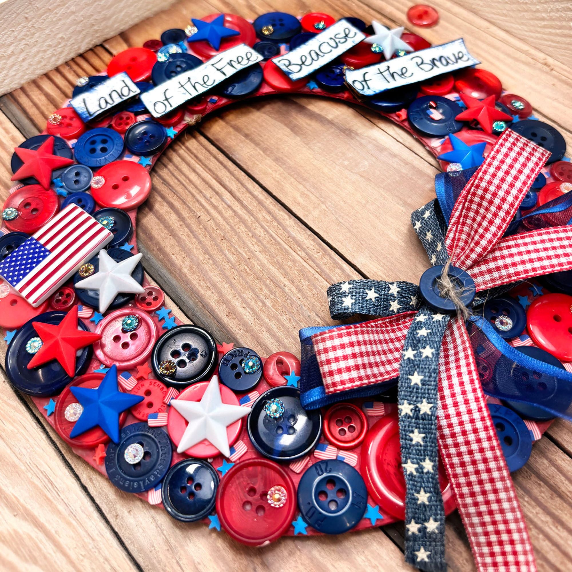 Patriotic DIY Wreath Craft Kit