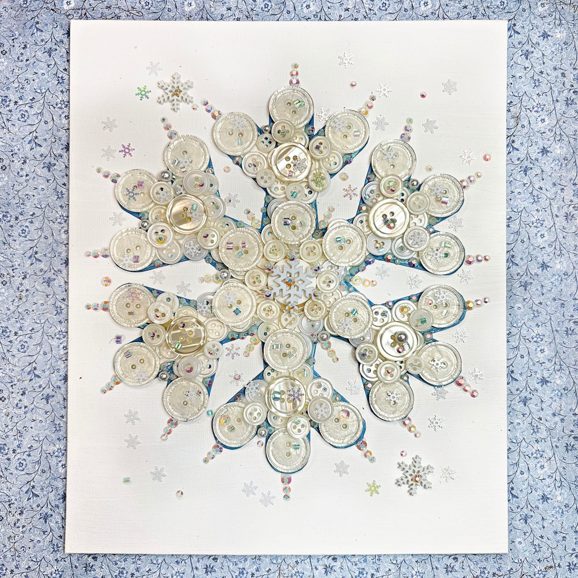 Snowflake DIY Canvas Craft Kit