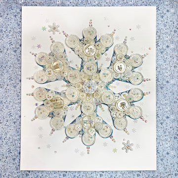 Snowflake DIY Canvas Craft Kit