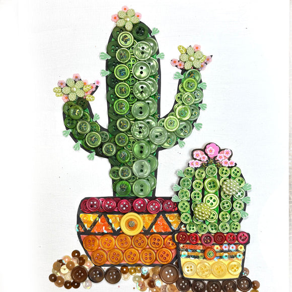 Cactus DIY Canvas Craft Kit