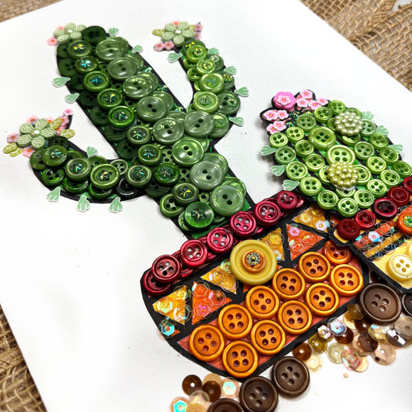 Cactus DIY Canvas Craft Kit