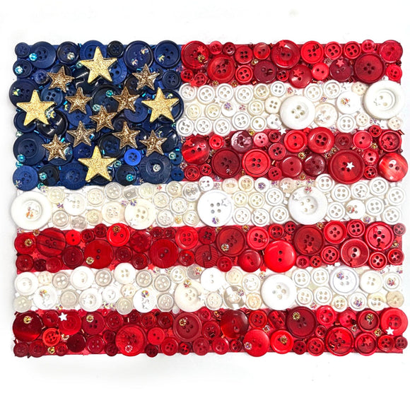 American Flag DIY Canvas Craft Kit
