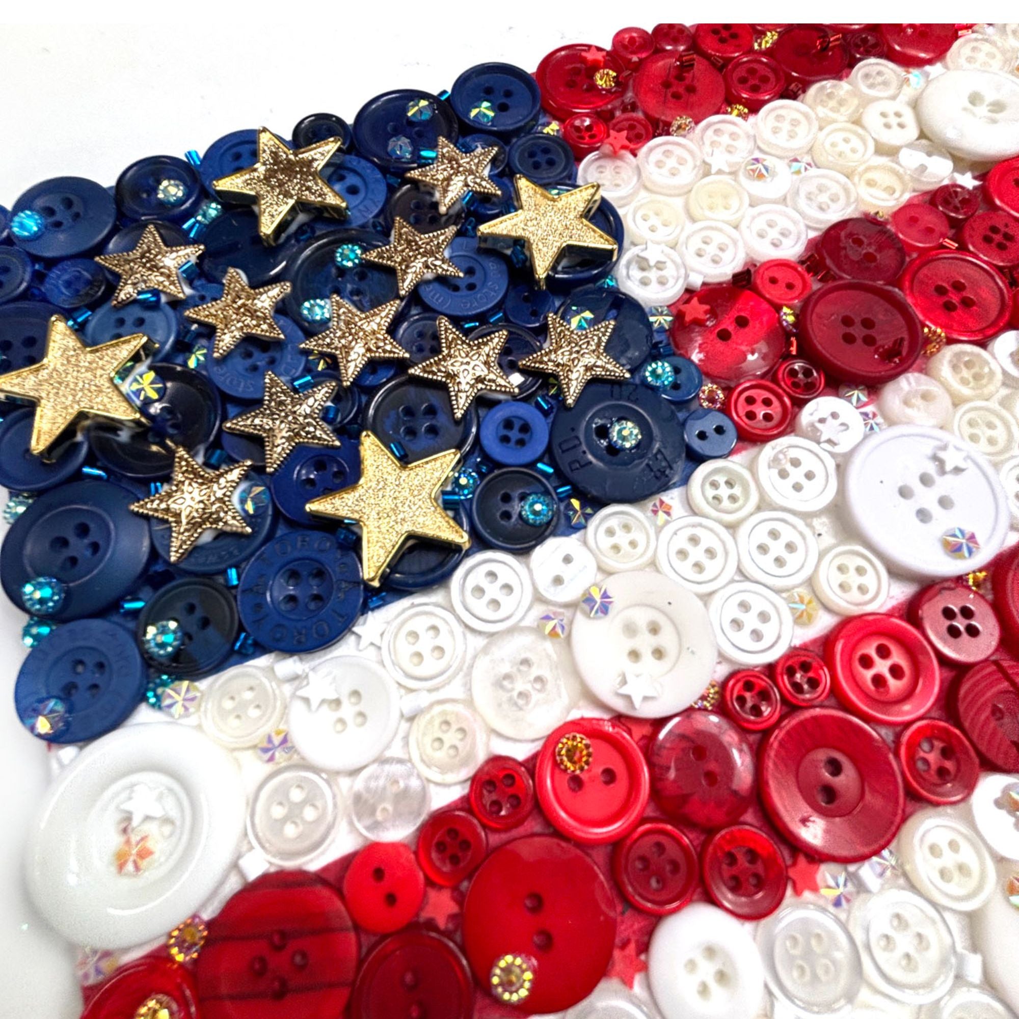 American Flag DIY Canvas Craft Kit