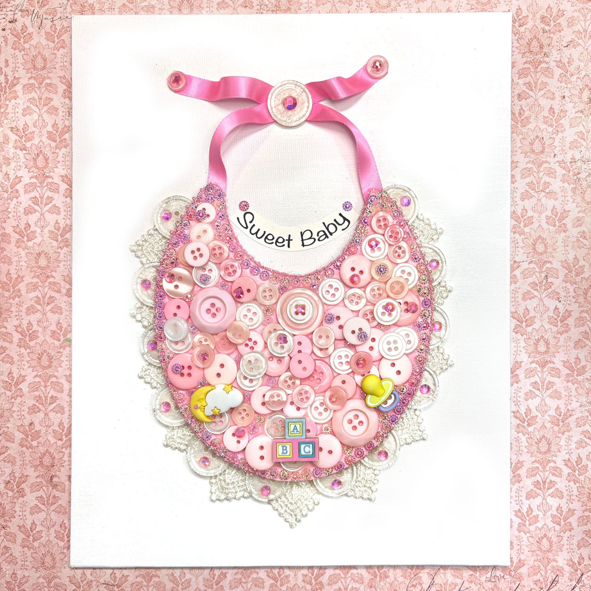 Baby Bib DIY Canvas Craft Kit