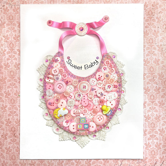 Baby Bib DIY Canvas Craft Kit
