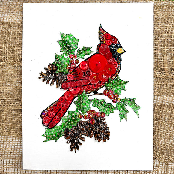 Cardinal DIY Canvas Craft Kit