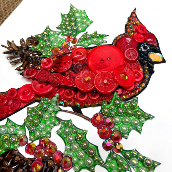 Cardinal DIY Canvas Craft Kit