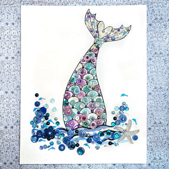 Mermaid DIY Canvas Craft Kit