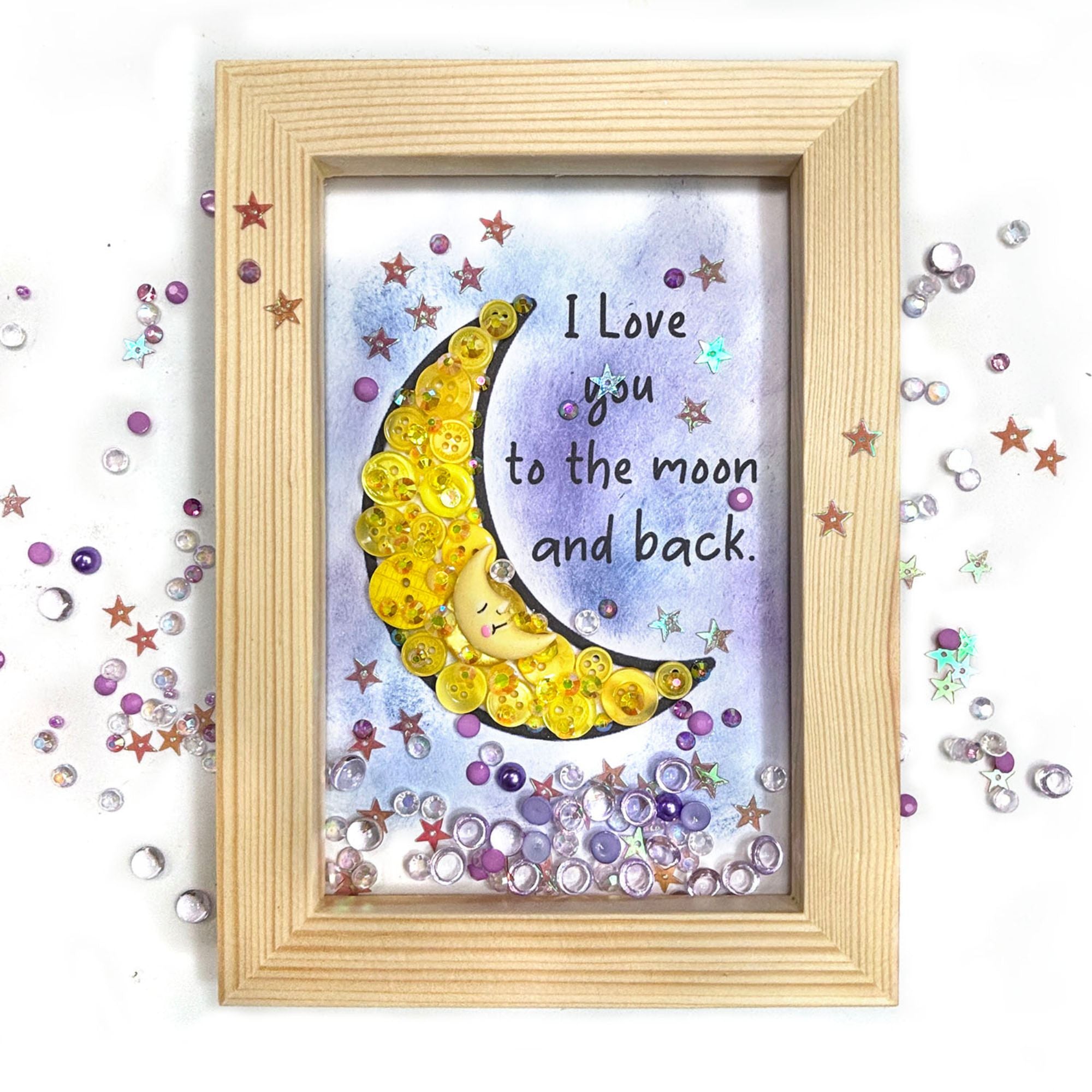 Love You To The Moon DIY Wreath Craft Kit
