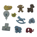 Newborn Friends Novelty Buttons – Baby Theme Craft & Sewing Buttons - 4352-2