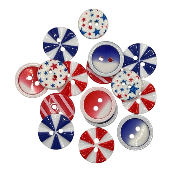 Liberty Swirls Button Assortment - 4385