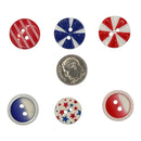 Liberty Swirls Button Assortment - 4385-2