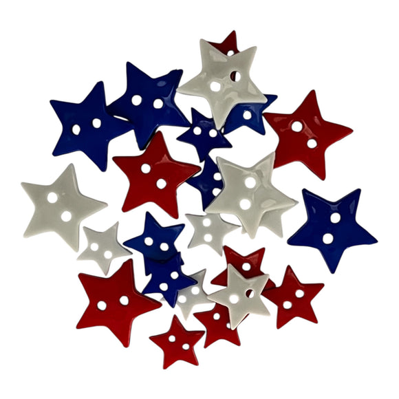 All American Star Buttons - 4389