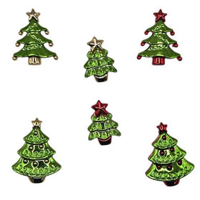 Festive Trees Theme Buttons - 4848
