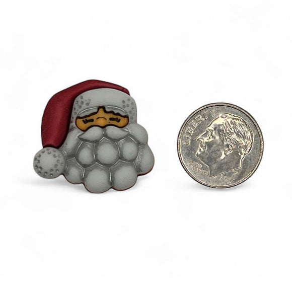 Santa Claus Single Bulk Button - B1013