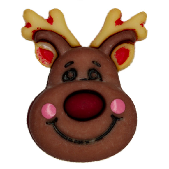 Reindeer  Single Bulk Button - B1014