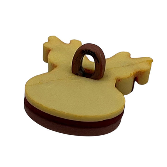 Reindeer  Single Bulk Button - B1014