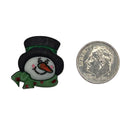 Snowman with Hat Single Bulk Button - B1017-3