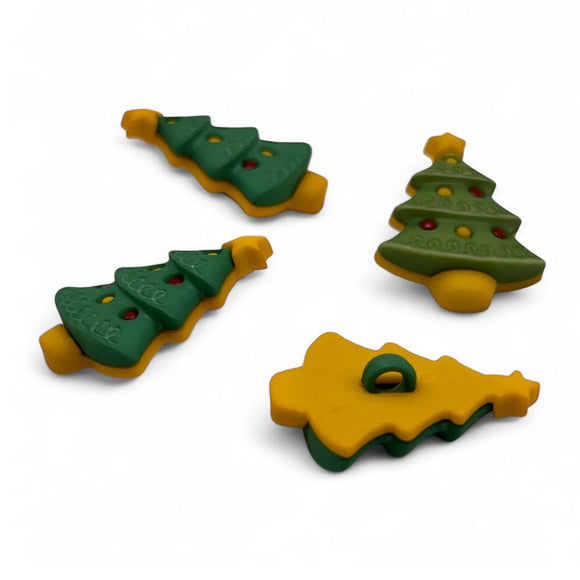 Christmas Tree Single Bulk Button - B1020