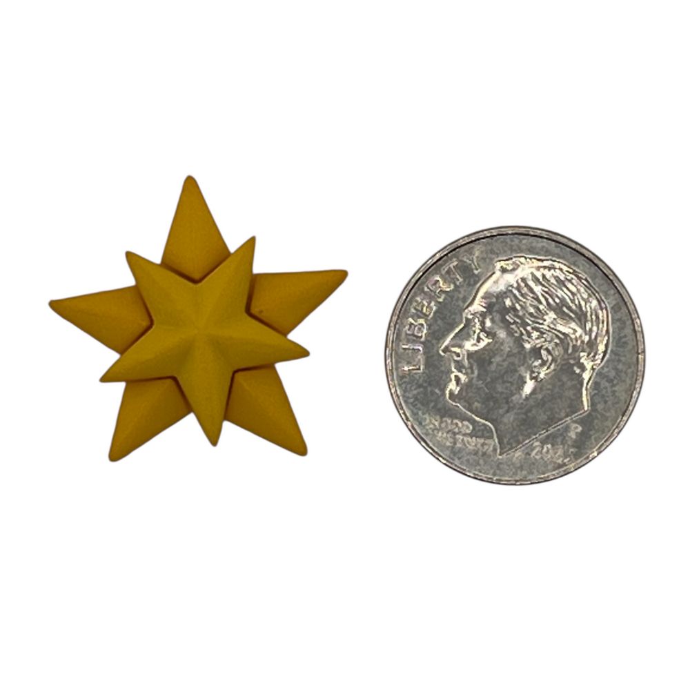 Christmas Star Single Bulk Button - B1021 - 0