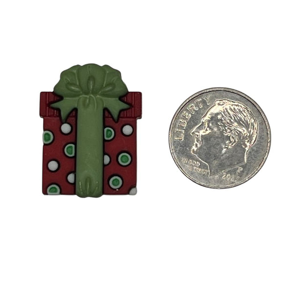 Gift with Dots Single Bulk Button- B1024