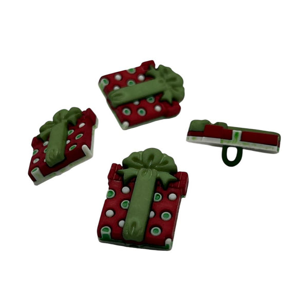 Gift with Dots Single Bulk Button- B1024