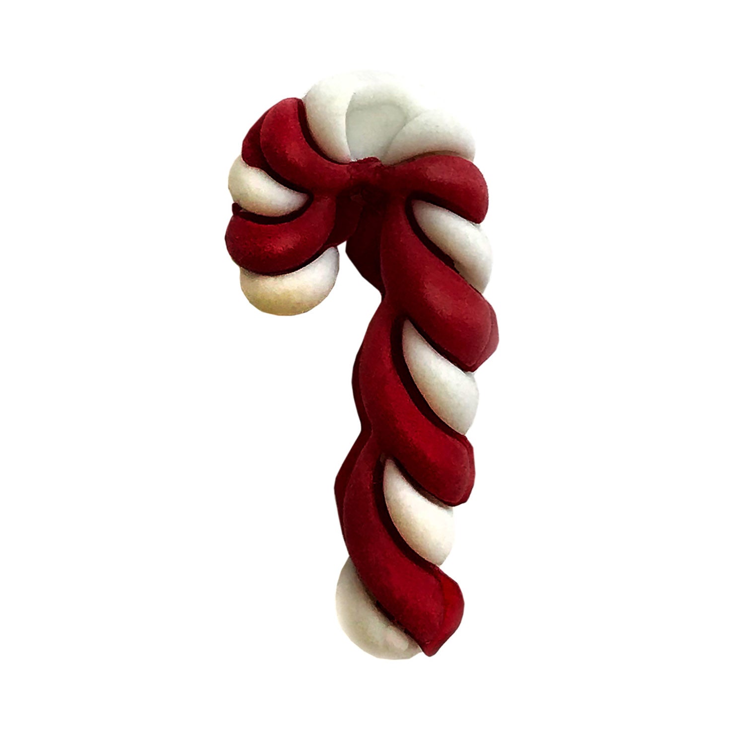 Candy Cane Single Bulk Button - B1028