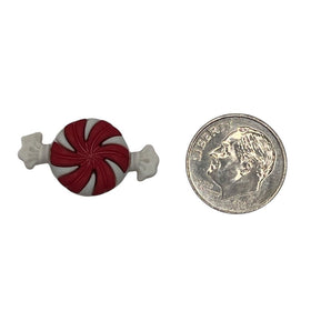 Peppermint Candy Single Bulk Button - B1029 - 0