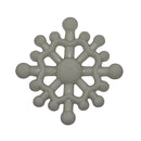 White Snowflake Single Bulk Button - B1044-1