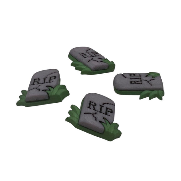 Tombstone Single Bulk Button - B1048