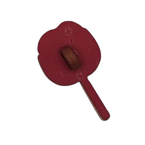 Candy Apple Single Bulk Button - B1064