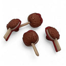 Candy Apple Single Bulk Button - B1064-4