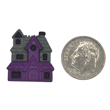 Haunted House Single Bulk Button - B1067 - 0