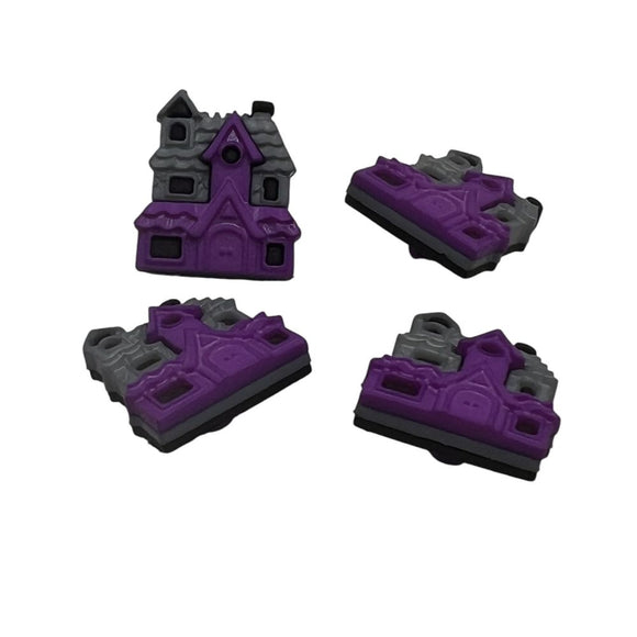 Haunted House Single Bulk Button - B1067