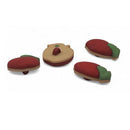 Red Apple Single Bulk Button - B1077-4
