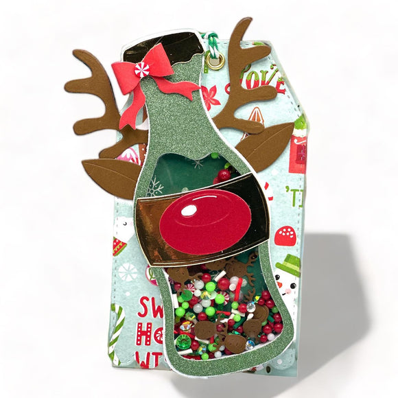 Reindeer Single Bulk Button- SB20