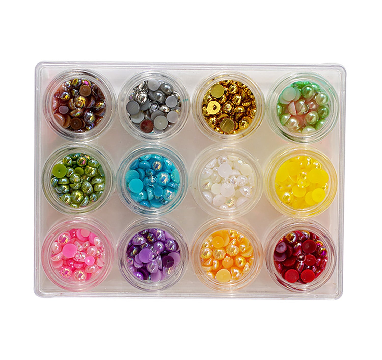 Half Pearlz 12 Assorted Colors