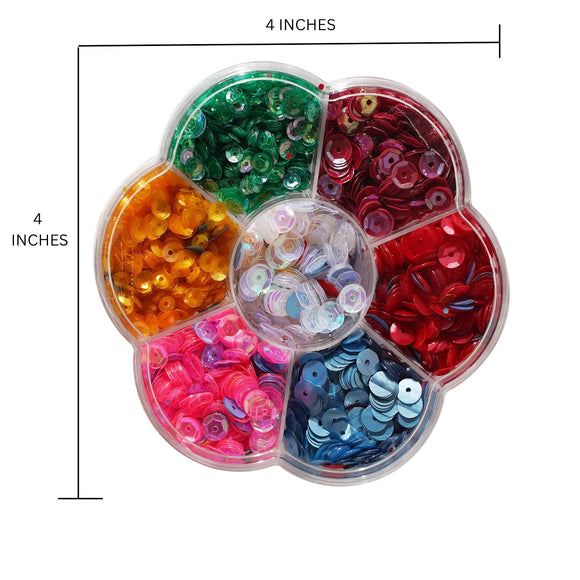 Sequins Bright Mix Flower Box