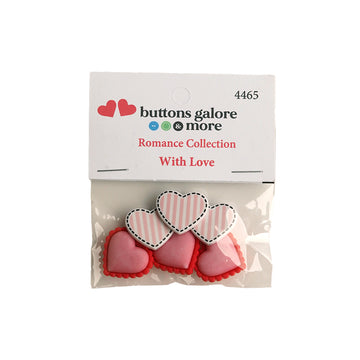 With Love Theme Buttons - 4465 - 0