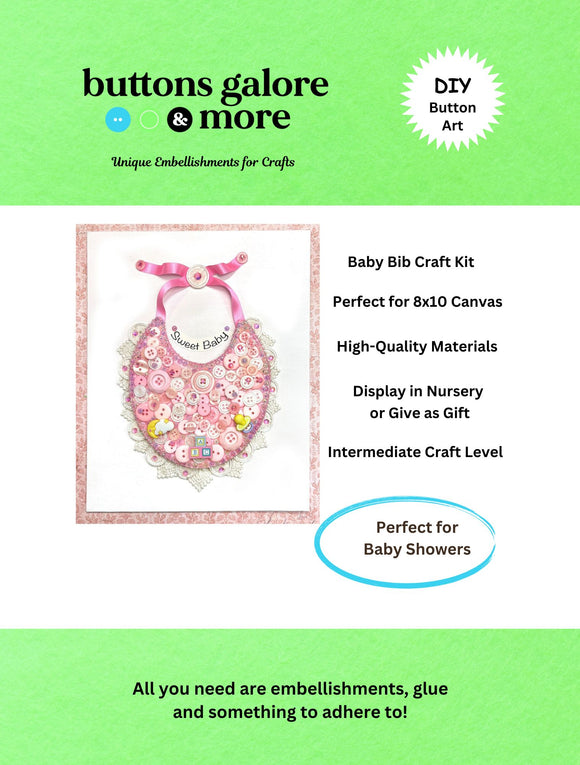 Baby Bib DIY Canvas Craft Kit
